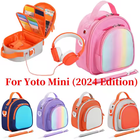 Hard Carrying Case Bag for Yoto Mini (2024 Edition) Player Kids Music Players YotoMini Storage Bag f