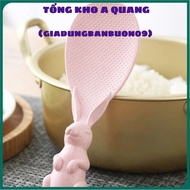 Barley Plastic Rice Scoop - Cute and Convenient Rabbit-shaped Barley Rice Spatula, Rabbit-shaped Non