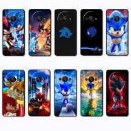 Soft black phone case for Xiaomi Redmi A1 A2 A3 A3X 11A 12 K50 Pro K50 Gaming Sonic the Hedgehog Cov