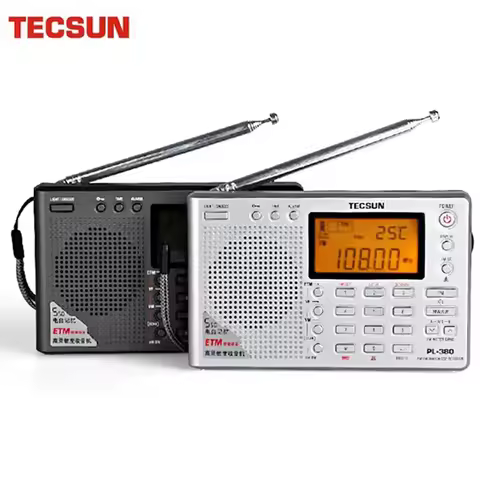 Tecsun PL-380 DSP PLL FM MW SW LW Digital Stereo Radio World-Band Receiver Radio Portable Full Band 
