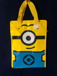 🇯🇵🌎[USJ Minions] 100% 全新 USJ 日本環球影城 Minions Vinyl Shopping Bag 迷你兵團 塑膠 PVC 環保購物袋 Stuart 小小超 小黃人 小小兵 