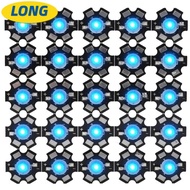 LONNGZHUAN 25PCS LED Chips, 3W Power Ultraviolet Chip 3W LED Chips, Compact Aluminium Base 25PCS 395