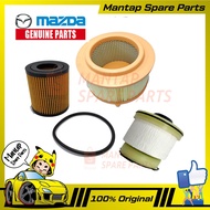 MAZDA GENUINE PARTS ENGINE OIL + DIESEL + AIR CABIN FILTER BT50 FORD RANGER 2.2/3.2 (1WA014302)(U2Y0