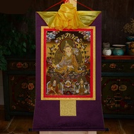 OSITE | ภาพวาดแขวน Guru Rinpoche ทองคำเปลวและประทับร้อน บนบัตรดำ