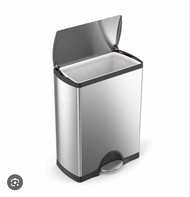 Simplehuman Stainless Steel Rectangular Step Trash Can