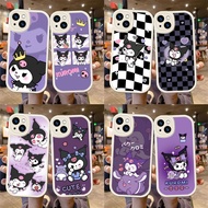 for OPPO A7 A83 F11 F19 Pro Plus A7X dull polish Protective lens soft Case B74 Kuromi cute