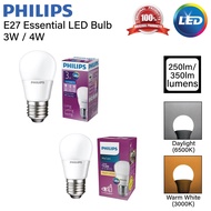 PHILIPS LED BULB 3W / 4W | PHILIPS 5W/7W/9W/11W/13W E27 ESSENTIAL GEN2 LED BULB/LED PHILIPS ESS 5W E27 6500K 3000K