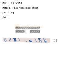 1/8 Stainless Steel Chequered Plates Metal Protectionfor H8H Defender Front Bumper Upgrade #G190KS G