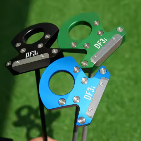 DF3i Golf Putter, Forged Steel Insert Face, Zero Torque Long Distance Putting, Solid Feel Clear Feed