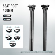 Ready Stock LEXON Full Carbon Seatpost 0mm Setback 400mm Length, 27.2mm 31.6mm Diameter Ultralight 1