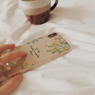 春天陽光 小黃花手機殼 iPhone SE 2 Samsung Note 10