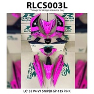 Cover Set Rapido LC135 V2 V3 V4 V5 V6 V7 Yamaha Sniper GP135 Yellow Nardo Grey Cyan Blue Pink Access