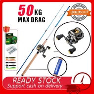 Fishing Rod Set Combo Reel Set Fishing Rod Reel Set Full Set Casting Reel Fishing Combo Set