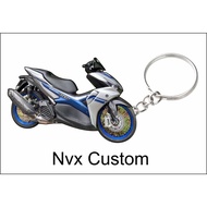 nvx custom bike 2d keychain