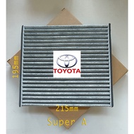 Cabin Air Filter Carbon Fiber Toyota Altis/Wish/Caldina 2003-2006 (Carbon)