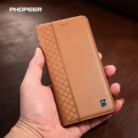 Luxury Genuine Leather Case for Tecno Spark 40 30 20 10 9 8 7 6 G2025/2024/2023/2022/2021 Pro Plus A