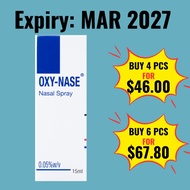 Oxy Nase Spray 0.05% Adult Nasal Spray Nasal Decongestant Blocked Nose Iliadin Otrivin