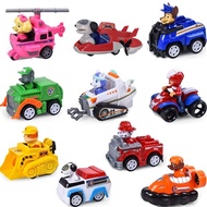 10Pcs/Set Paw Patrol Toys Set Toy Car Toys Dog Helicopter Aircraft Everest Pull back Bauble Action F