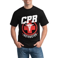 Cpr Instructor Teacher First Aid Aed Trainer Fashionable Plus Size Cotton T Shirt With Unique Design
