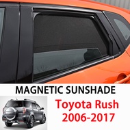 Car Sunshade For Toyota Rush 2006-2017 Model 100% Custom-fit For Kids Travel Magnetic Car Sun Shade 