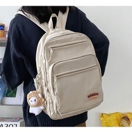 Hong Kong IT. ZZUE Daigou Backpack Student Schoolbag ins Style Simple Design Popular All-Match Compu