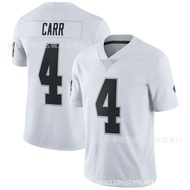 Same-day delivery NFL Rugby Jersey Raiders 4 White Raiders Derek Carr Jersey