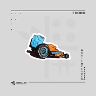 F1 Sticker Vinyl Doff Laminated Sticker | McLaren Car Sticker