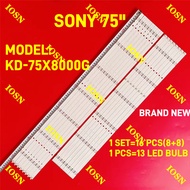 NEW 1 SET SONY 75" KD-75X8000G LED BACKLIGHT KD-75X8000 KD75X8000G KD75X8000