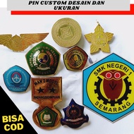 Custom brass custom badge Pin custom attributes