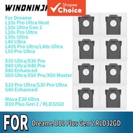 Dust Bags for Dreame D10 Plus Gen 2/RLD32GD, X30/X40/X50 Ultra, S10/S30 Pro Ultra, L10s/L30s/L40/L50