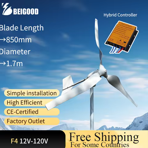 Fast Shipping China Factory Wind Turbine Windmill Wind Generator 3KW 2KW 1KW Horizontal Axis Maglev 