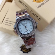America eagle byMMTIME นาฬิกาแบรนด์แท้สินค้าพร้อมกล่องกันนำ้พอประมาณขนาดนาฬิกา38cm