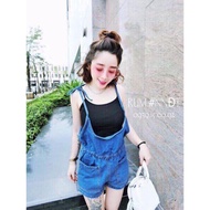 Quần Yếm Short Jean Thời TRang - V13