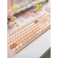[SG Stock] MOFII Love Wireless Keyboard Mouse Set Cute Cartoon Design for Office Home use suitable f