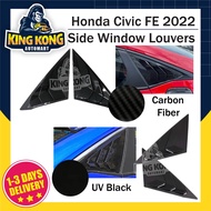 Honda Civic FE 2022 Rear Triangle Mirror Cover Sporty Design for 11th Civic FE 1.5E 1.5V 1.5RS Acces