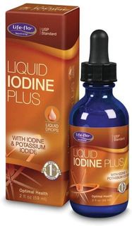 Life-flo 液體液體碘+ 2盎司（59 毫升） Iodine Plus