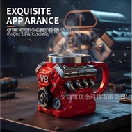 In stock New Arrival V8 Engine Stainless Steel 3D Mug V8 Engine Resin Cup