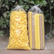 Puffed Food Cylinder Bag Packaging Bag Packaging Bag Crispy Transparent Bag Leguo Popcorn Crisp Free