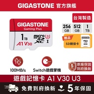 [GIGASTONE] Game Memory Card 1T/512G/256G A1 V30 U3|Made In Taiwan/Switch/microSD Micro SD Card