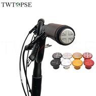 TWTOPSE Bicycle Handle Bar Grip End Plugs For Brompton Birdy Folding Bike 3SIXTY PIKES Crius