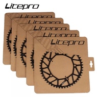 【In stock】Litepro Folding Bike Full Hollow Bicycle Crank Chainwheel 48T 50T 52T 54T 56T 58T Crankset Chainring BCD130 XYEK