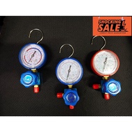 ⚡️SHOCKING SALE⚡️【R22 R410A R32 R134A R600 R12】GAS METER MANIFOID GAUGE CONTROLLER GAS GAUGE AIR CON