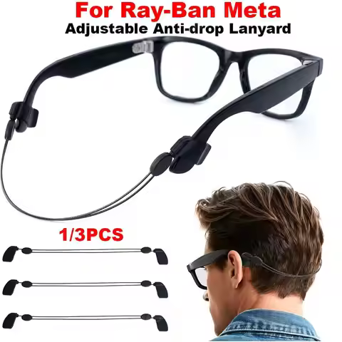 Anti-drop Glasses Strap Versatile Use Fixing Lanyard Holder for Ray-Ban Meta Wayfarer/Skyler/Headlin