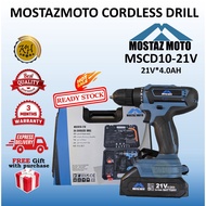 MOSTAZMOTO MSCD10-21V CORDLESS DRILL (21V*4.0AH)