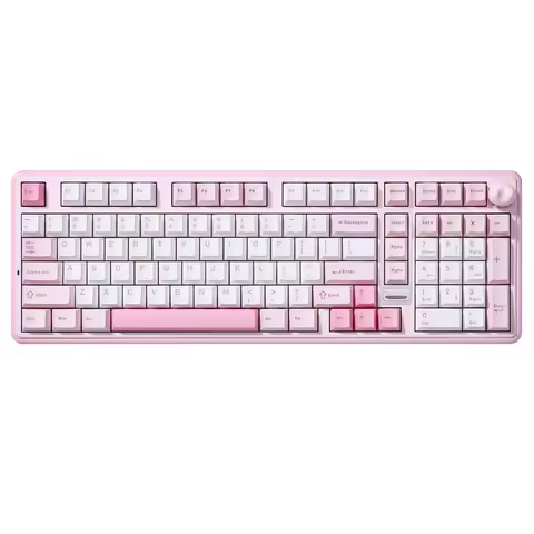 YUNZII B98 PRO QMK/VIA Wireless Mechanical Keyboard, 96% Layout Custom Gaming Keyboard, Hot-Swap Gas