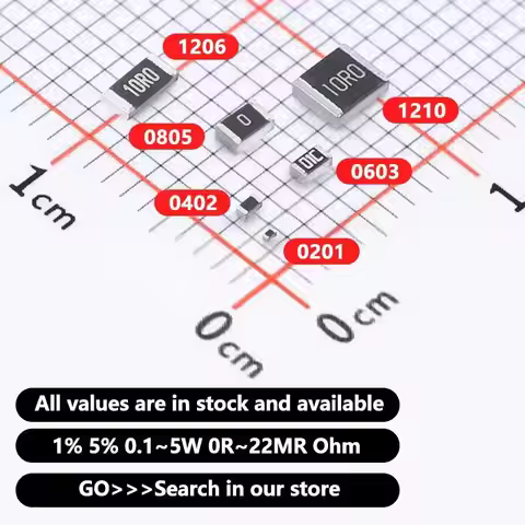 PLR 200PCS 5% 1206 SMD 1/2W chip resistor 0R~10M 1 10R 100R 220R 330R 470R 1K 4.7K 10K 47K 100K 10 1