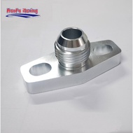 Haofa High Quality Aluminum Turbo Oil Drain Flange Adapter AN10 10AN -10AN Flare Fitting male