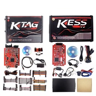 Online V2.53 EU Red Kess V5.017 OBD2 Manager Tuning Kit KTAG V7.020 4 LED Kess V2 5.017 BDM Frame K-