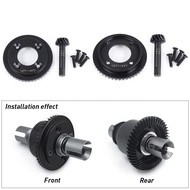 47T+12T Steel Differential Gear Set Front Rear for 1/8 Losi 8IGHT-T 4X4 Nitro Truggy RTR RC Buggy Ca
