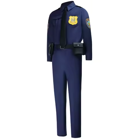 Nick Fox Police Officer Cos Suit Role Play Suit Nick Fox Zootopia 2